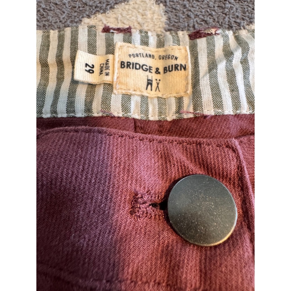 Bridge & Burn Gladstone Wide Leg Pants Linen Cotton Cropped Size 29 - Picture 6 of 7